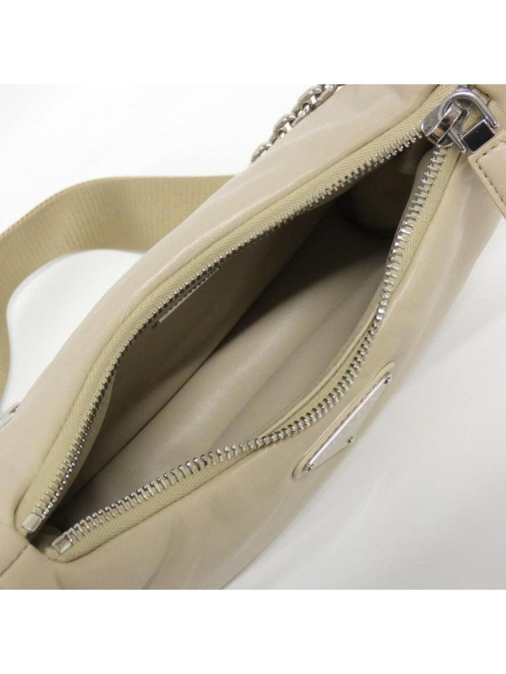 Prada Shoulder Bag Silver - Picture 9 of 9